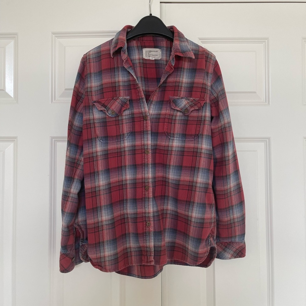 A bundle of 2 flannel shirts Current Elliott